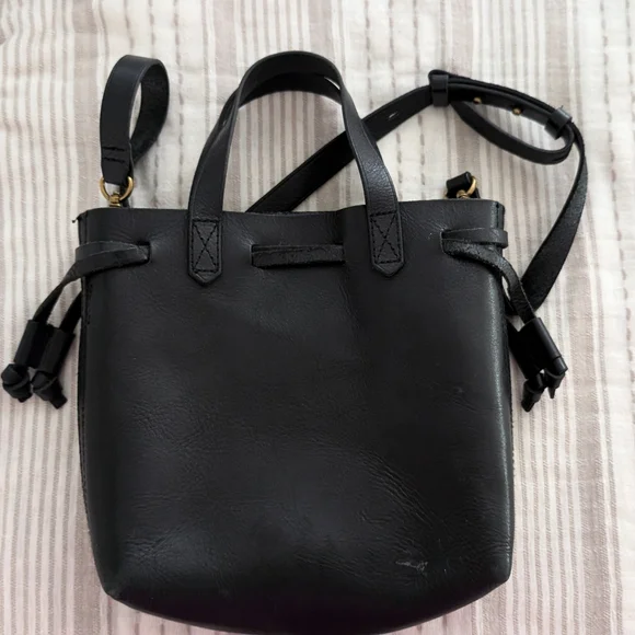 Madewell mini tote black purse bag - Picture 2 of 5